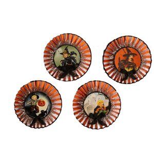 Halloween Rosette Ornaments Set